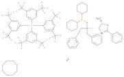 1,5-Cyclooctadiene{[dibenzyl((4S,5S)-5-methyl-2-phenyl-4,5-dihydro-4-oxazolyl)methyl]dicyclohexylphosphinite κN:κP}iridium(I) tetrakis(3,5-bis(trifluoromethyl)phenyl)borate