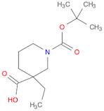 1-(tert-Butoxycarbonyl)-3-ethyl-3-piperidinecarboxylic acid