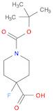 1-Boc-4-Fluoropiperidine-4-carboxylic acid