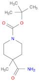 tert-Butyl 4-carbamoyl-4-methylpiperidine-1-carboxylate
