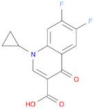 1-Cyclopropyl-6,7-difluoro-4-oxo-1,4-dihydroquinoline-3-carboxylic acid
