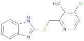 2-(((4-Chloro-3-methylpyridin-2-yl)methyl)thio)-1H-benzo[d]imidazole