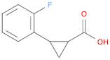 2-(2-Fluorophenyl)cyclopropanecarboxylic acid