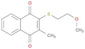 2-((2-Methoxyethyl)thio)-3-methylnaphthalene-1,4-dione