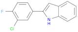 2-(3-Chloro-4-fluorophenyl)-1H-indole