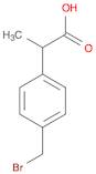 2-(4-(Bromomethyl)phenyl)propanoic acid