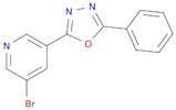 2-(5-Bromopyridin-3-yl)-5-phenyl-1,3,4-oxadiazole
