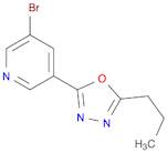 2-(5-Bromopyridin-3-yl)-5-propyl-1,3,4-oxadiazole