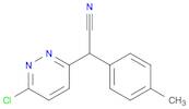 2-(6-CHLOROPYRIDAZIN-3-YL)-2-(4-METHYLPHENYL)ACETONITRILE