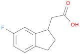 2-(6-Fluoro-1-indanyl)acetic Acid