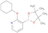 2-(Cyclohexyloxy)-3-(4,4,5,5-tetramethyl-1,3,2-dioxaborolan-2-yl)pyridine