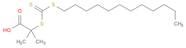 2-(((Dodecylthio)carbonothioyl)thio)-2-methylpropanoic acid