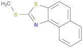 2-(Methylthio)-beta-naphthothiazole