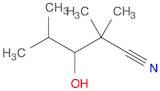 3-Hydroxy-2,2,4-trimethylpentanenitrile