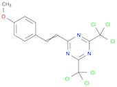 2-(4-Methoxystyryl)-4,6-bis(trichloromethyl)-1,3,5-triazine