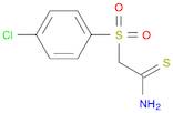 2-((4-Chlorophenyl)sulfonyl)ethanethioamide