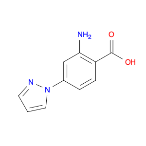 2-Amino-4-(1H-pyrazol-1-yl)benzoic Acid
