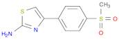 4-(4-(Methylsulfonyl)phenyl)thiazol-2-amine