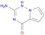 Pyrrolo[2,1-f][1,2,4]triazin-4(1H)-one, 2-amino- (9CI)