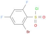2-Bromo-4,6-difluorobenzene-1-sulfonyl chloride