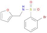 2-Bromo-N-(fur-2-ylmethyl)benzenesulphonamide