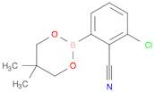 3-CHLORO-2-CYANOPHENYLBORONIC ACID NEOPENTYL GLYCOL ESTER
