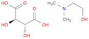 2-(Dimethylamino)ethanol (2R,3R)-2,3-dihydroxysuccinate