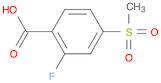 2-Fluoro-4-(methylsulfonyl)benzoic Acid