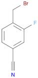 4-(Bromomethyl)-3-fluorobenzonitrile