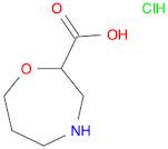 1,4-Oxazepane-2-carboxylic acid hydrochloride