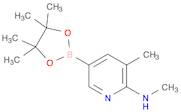 N,3-diMethyl-5-(4,4,5,5-tetraMethyl-1,3,2-dioxaborolan-2-yl)pyridin-2-aMine