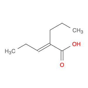 2-Pentenoicacid,2-propyl-,(2E)-