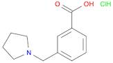 3-(PYRROLIDIN-1-YLMETHYL)BENZOIC ACID HYDROCHLORIDE