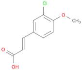 3-CHLORO-4-METHOXYCINNAMIC ACID 97
