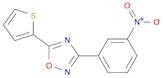 3-(3-Nitrophenyl)-5-(thiophen-2-yl)-1,2,4-oxadiazole