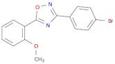3-(4-BROMOPHENYL)-5-(2-METHOXYPHENYL)-1,2,4-OXADIAZOLE