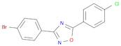 3-(4-bromophenyl)-5-(4-chlorophenyl)-1,2,4-oxadiazole