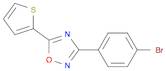 3-(4-Bromophenyl)-5-(thiophen-2-yl)-1,2,4-oxadiazole