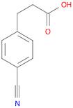 3-(4-Cyanophenyl)propanoic acid
