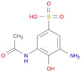 3-Acetamido-5-amino-4-hydroxybenzenesulfonic acid
