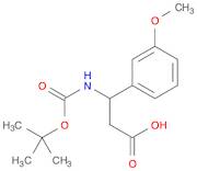 3-((tert-Butoxycarbonyl)amino)-3-(3-methoxyphenyl)propanoic acid