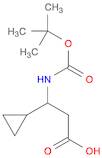 3-((tert-Butoxycarbonyl)amino)-3-cyclopropylpropanoic acid