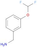 Benzenemethanamine, 3-(difluoromethoxy)- (9CI)