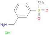 (3-(Methylsulfonyl)phenyl)methanamine hydrochloride