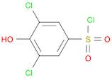 3,5-Dichloro-4-hydroxybenzene-1-sulfonyl chloride