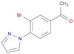 1-(3-Bromo-4-(1H-pyrazol-1-yl)phenyl)ethanone