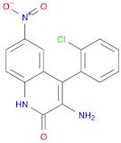 3-Amino-4-(2-chlorophenyl)-6-nitroquinolin-2(1H)-one
