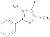 3-Bromo-2,4-dimethyl-5-phenylthiophene