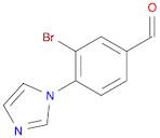 _x000D_3-Bromo-4-(1-imidazolyl)benzaldehyde