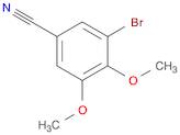 3-Bromo-4,5-dimethoxybenzonitrile